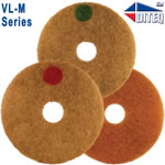 VL 17" Burnisher Pads 800 Grit / White - 5 Pads